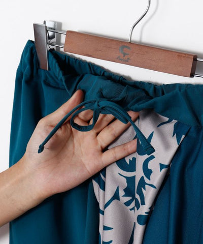 Layered Style Wide Pants