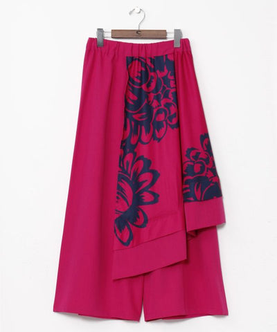 Layered Style Wide Pants