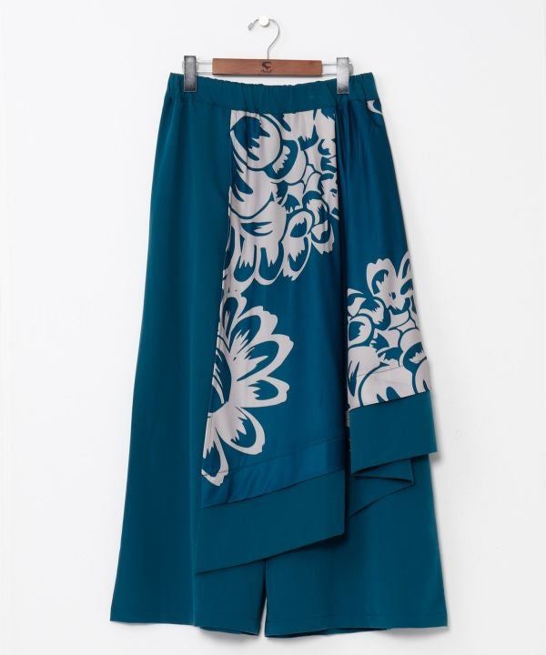 Layered Style Wide Pants