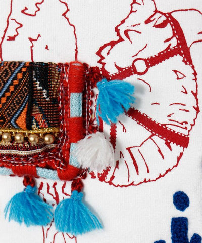 荷葉邊袖運動衫