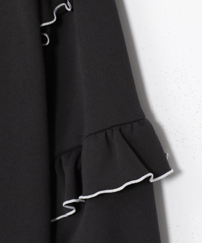 荷葉邊袖運動衫