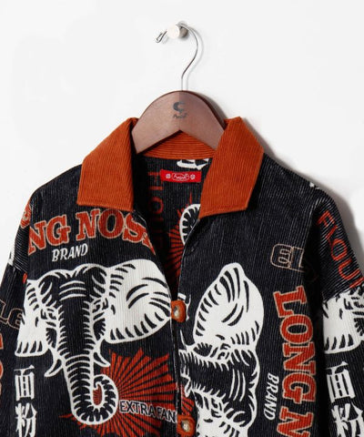 Vintage Style Corduroy Shirt Jacket