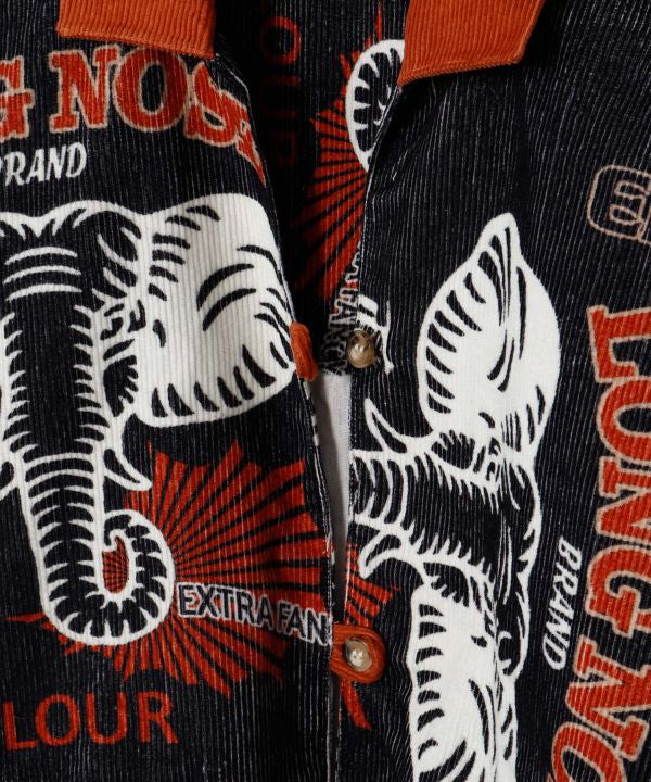 Vintage Style Corduroy Shirt Jacket