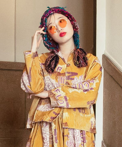 Vintage Style Corduroy Shirt Jacket