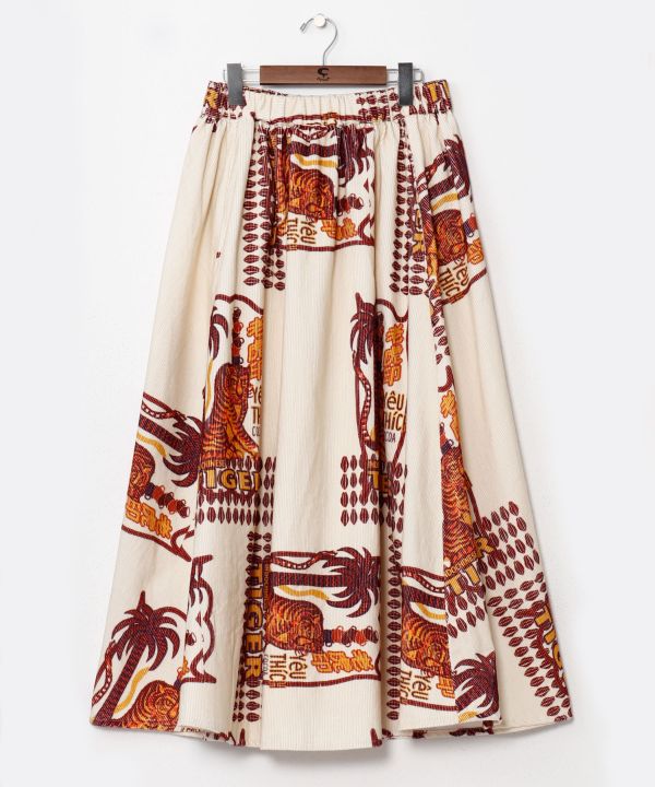 Vintage Style Corduroy Skirt