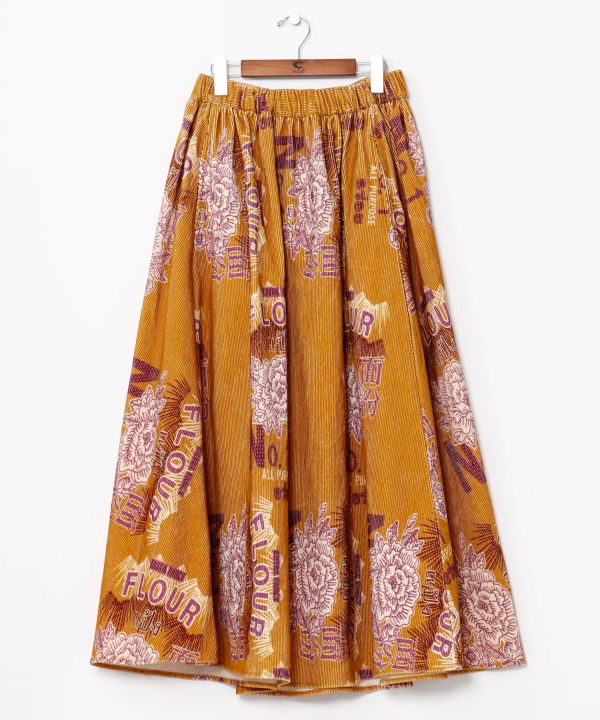 Vintage Style Corduroy Skirt