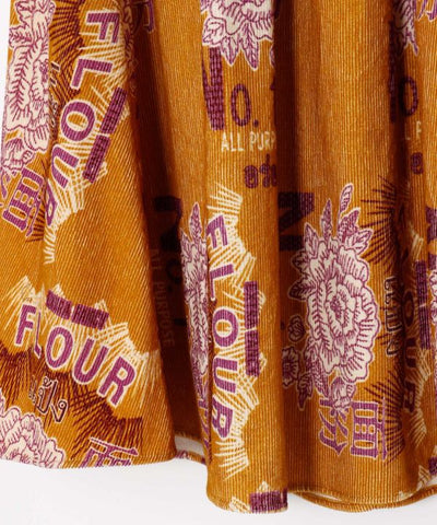 Vintage Style Corduroy Skirt