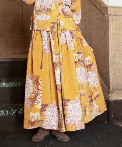 Vintage Style Corduroy Skirt