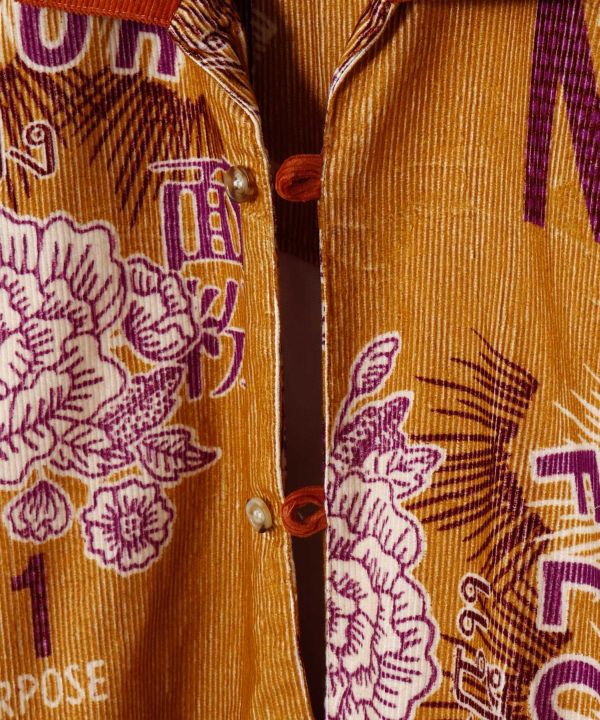 Vintage Style Corduroy Shirt Jacket for Men