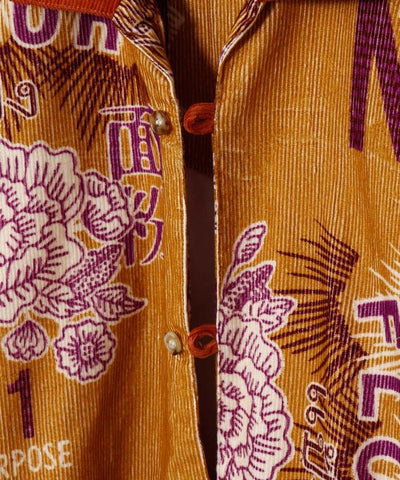 Vintage Style Corduroy Shirt Jacket for Men