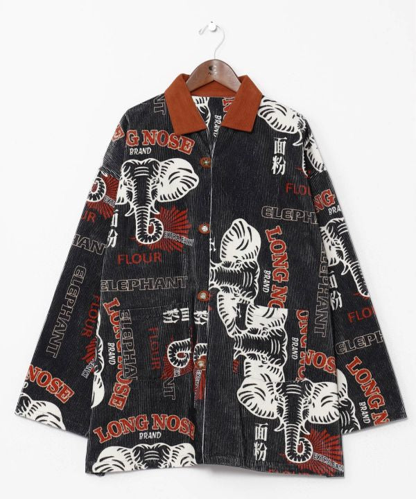 Jaket Kemeja Corduroy Gaya Vintage untuk Pria