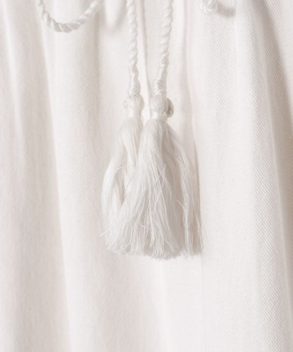 Embroidered Straight-Leg Cotton Pants