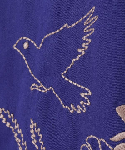 Bohemian Embroidered Cotton Shirt