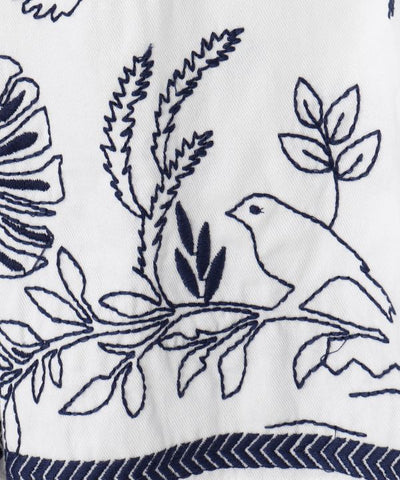 Men's Embroidered Cotton Pants