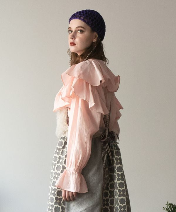 2 WayLayered Cotton Blouse