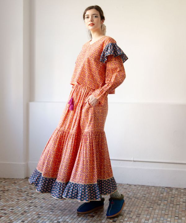 Retro Pop Floral Top