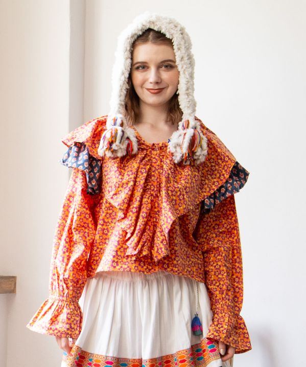 Retro Pop Floral Top