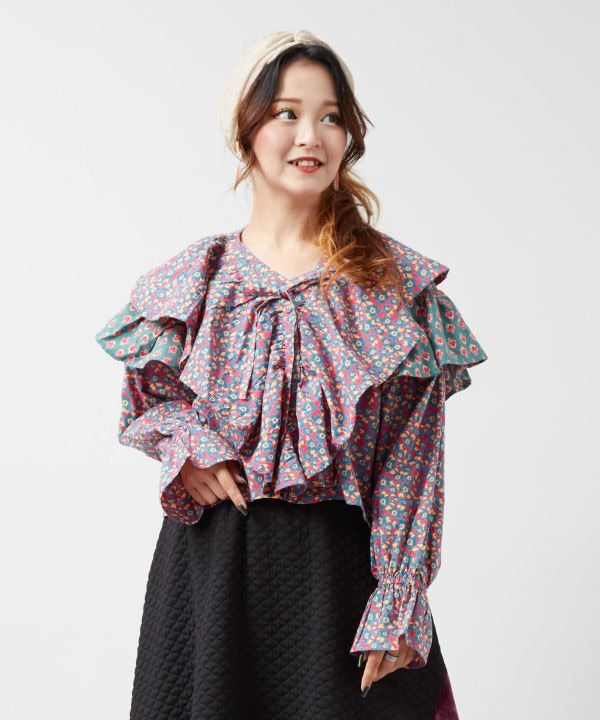 Retro Pop Floral Top