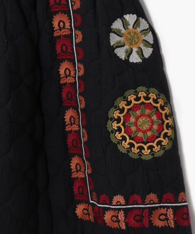 Embroidered Quilted Camisole Dress