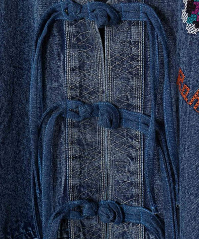 Vintage Wash Dolman Denim Shirt