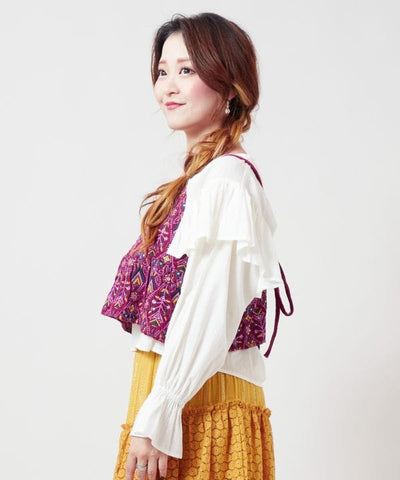 Bold Embroidered Camisole Top