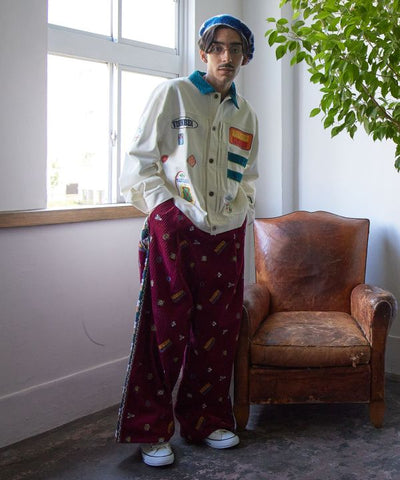 Men's Patch Embroidered Jacket