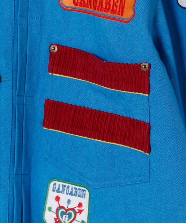 Men's Patch Embroidered Jacket