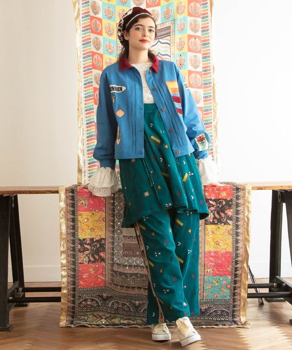 Patch Embroidered Jacket