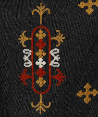 Bold Embroidered Denim Balloon Pants for Men