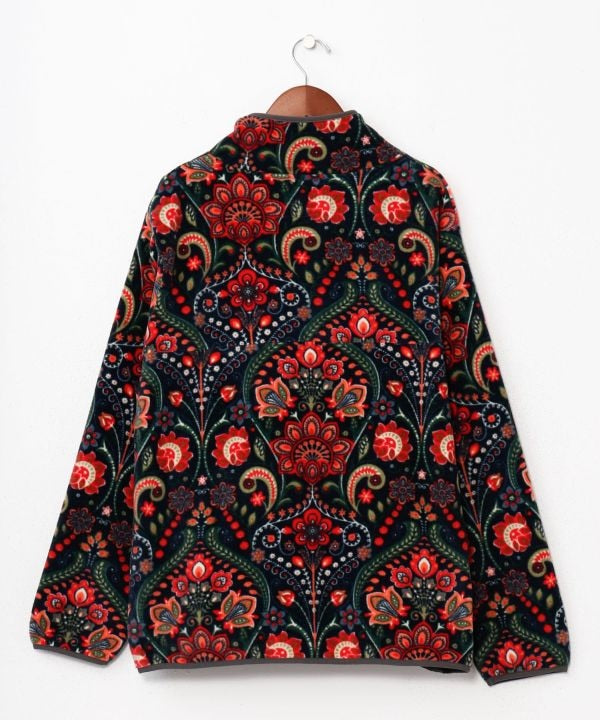 Amina x grn Ethnic Pattern Fleece Jacket for Men