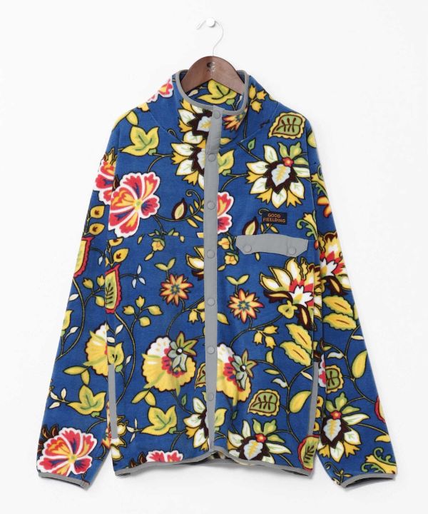 Amina x grn Ethnic Pattern Fleece Jacket for Men