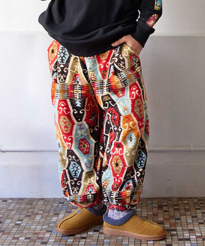 Amina x grn Bohemian Pattern Fleece Pants
