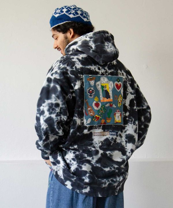 Amina x grn Tie Dye Hoodie for Men