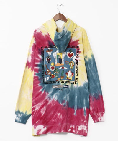Amina x grn Tie Dye Hoodie for Men