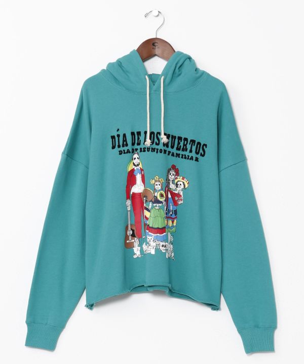 Amina x grn Sugar Skull Family Hoodie