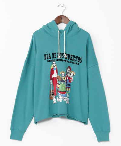 Amina x grn Sugar Skull Family Hoodie