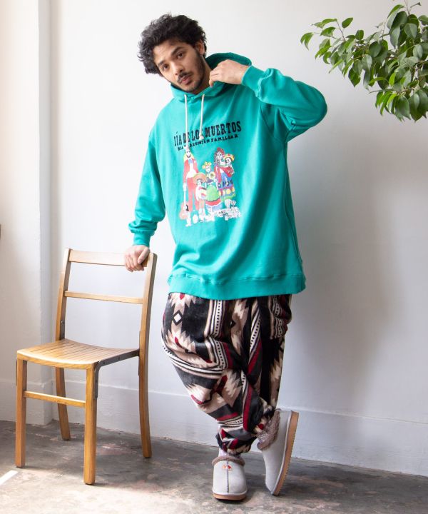 Amina x grn Sugar Skull Family Hoodie for Men