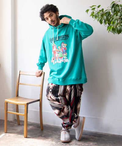 Amina x grn Sugar Skull Family Hoodie for Men