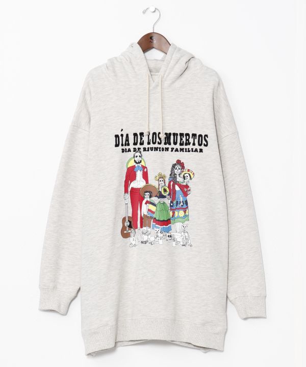 Amina x grn Sugar Skull Family Hoodie for Men