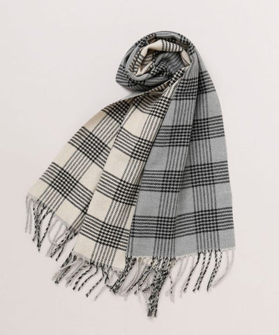 Syal Kotak-kotak Dua Wajah