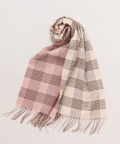 Syal Kotak-kotak Dua Wajah