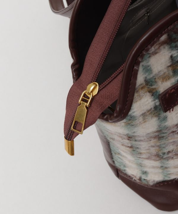 2WAY Check Tote Backpack