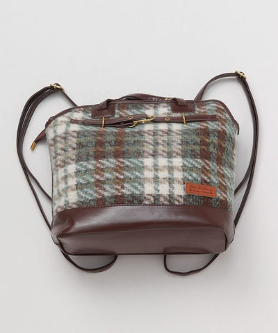 2WAY Check Tote Backpack