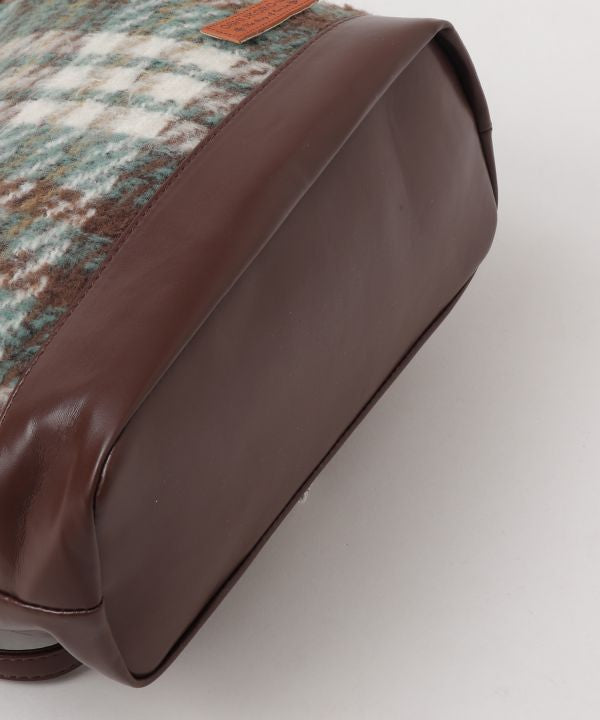 2WAY Check Tote Backpack