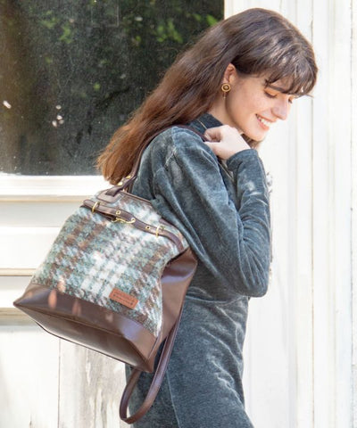 2WAY Check Tote Backpack