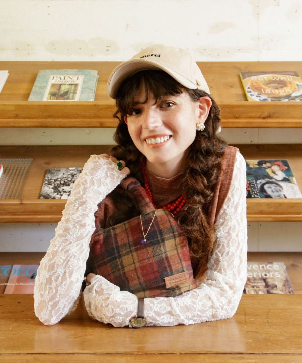 Merci Embroidered Cotton Cap