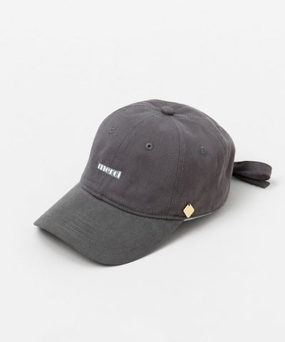 Merci Embroidered Cotton Cap