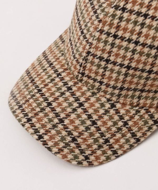 Warm Houndstooth Style Cap