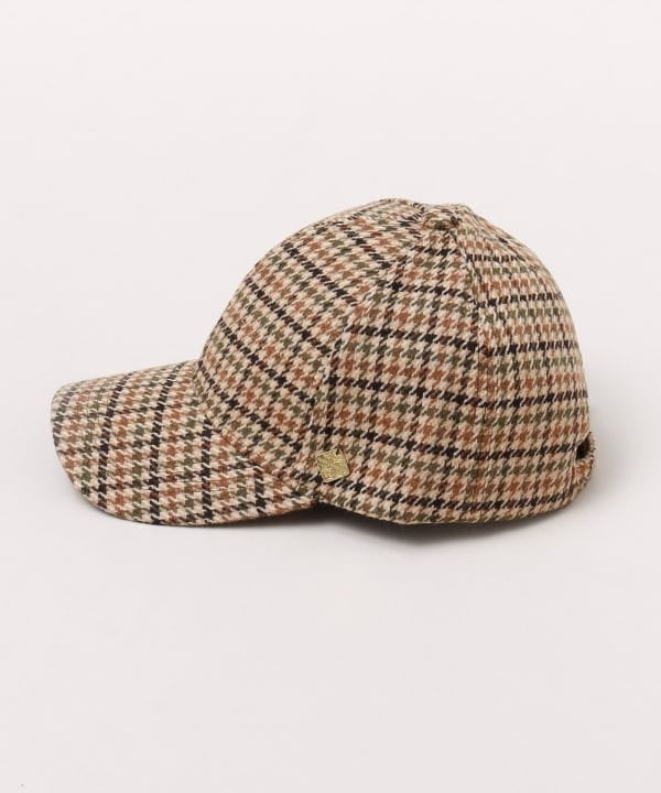 Casquette chaude style pied-de-poule