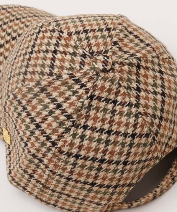 Warm Houndstooth Style Cap